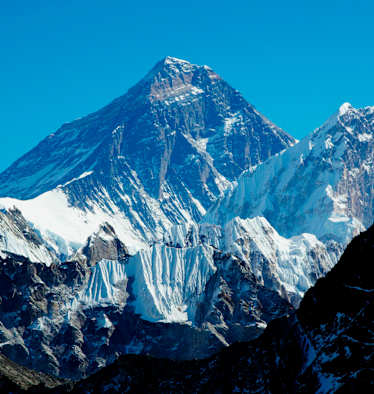 Der Mount Everest (8.848 m)
