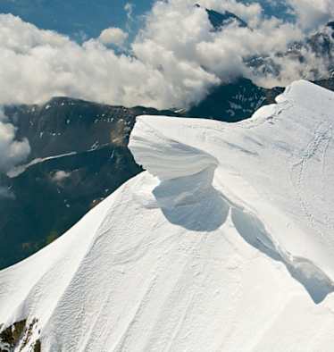 Seilschaft am Mont Blanc de Courmayeur