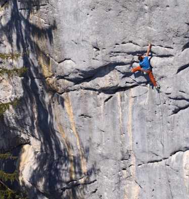 Number One (7b+), Schleierwasserfall
