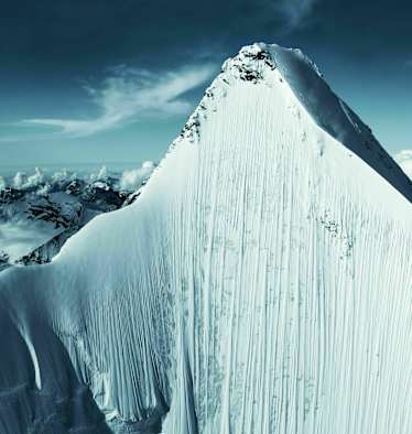 Das Obergabelhorn in den Walliser Alpen