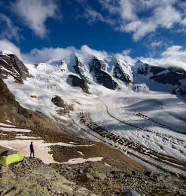 Piz Palü Engadin Salewa Basecamp Bergwelten