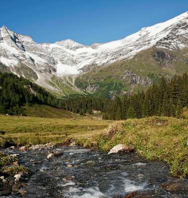 Raurisertal in der Salzburger Goldberggruppe in den Hohen Tauern