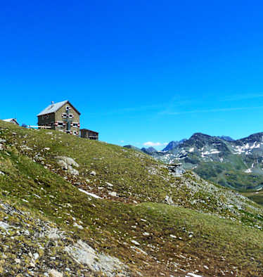 Salmhütte in der Glocknergruppe in Kärnten