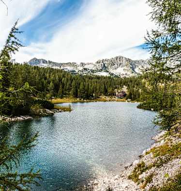 Der Doppelsee im Nationalpark Triglav.