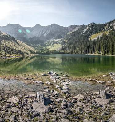 Der Soiernsee im Karwendel, Mittenwald