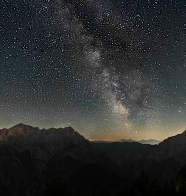 Die Hochtorgruppe und die Milchstraße