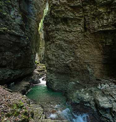 Üble Schlucht in Vorarlberg