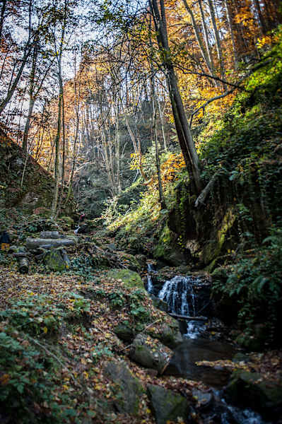 Beim Aufstieg durch die Heiligengeistklamm