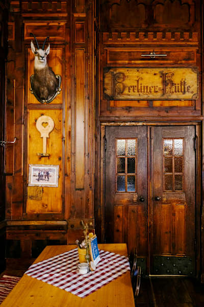 Stube der Berliner Hütte