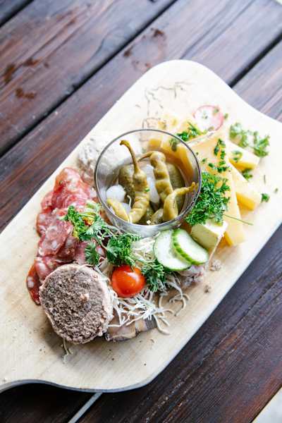 Brettljause auf der Egger Alm