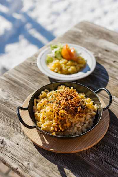 Kässpätzle auf der Breithornhütte