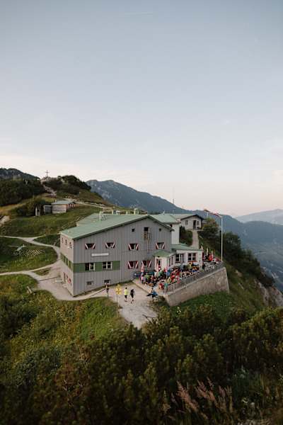 Blick auf das Stripsenjoch-Haus im Wilden Kaiser