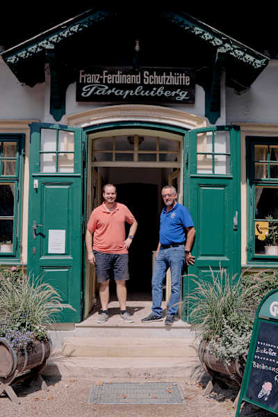 Patrick und Peter Rois – die Hüttenwirte der Franz-Ferdinand-Hütte