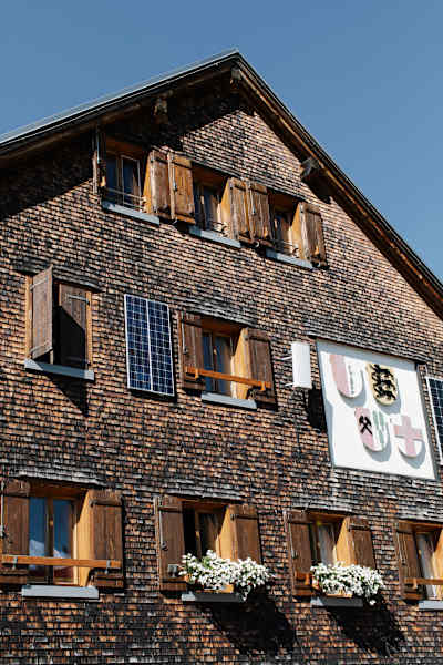 Die Freiburger Hütte im Vorarlberger Lechquellengebirge.