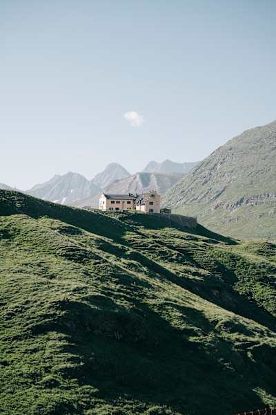 Blick zum Glocknerhaus