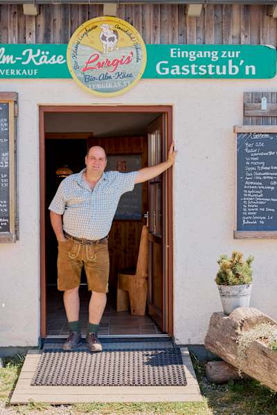 Der Wirt, Bayer Martin, von der Lurgbauerhütte