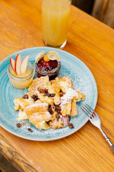 Kaiserschmarrn auf der Rohrkopfhütte
