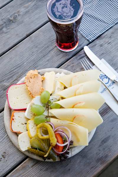 Käseplatte auf der Watschiger Alm