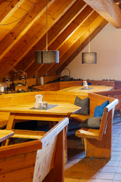 Die Gaststube der Watschiger Alm