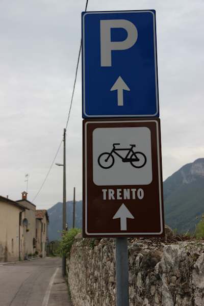 Rückfahrt per Rad