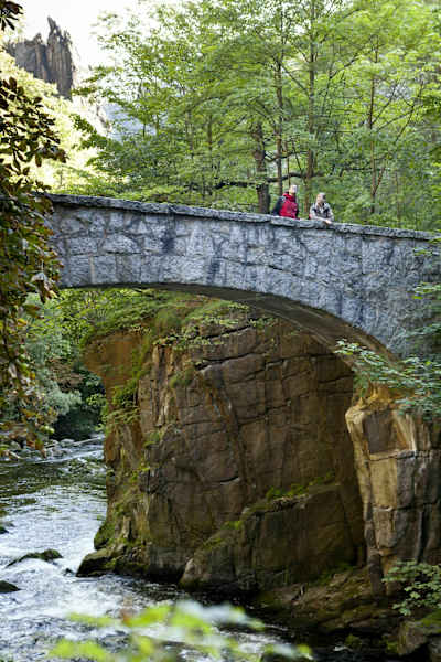 Im Bodetal bei Thale.