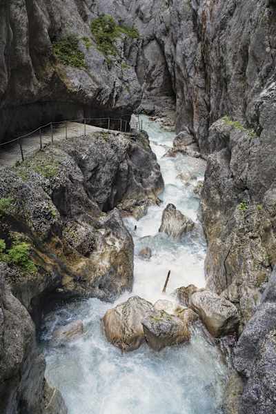 Die Partnachklamm in Garmisch-Partenkirchen