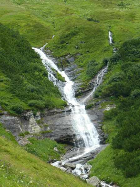 Wasserfall auf dem Zillertaler Höhenweg