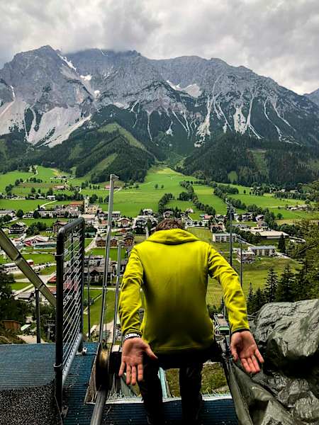 Die Sprungschanze bei Ramsau am Dachstein