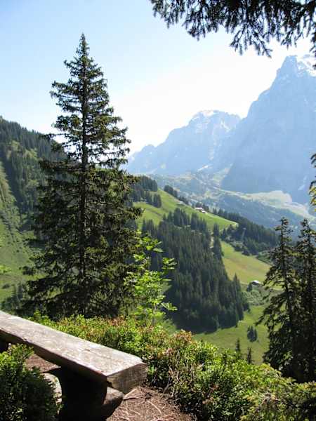 Rastplatz mit schönem Ausblick