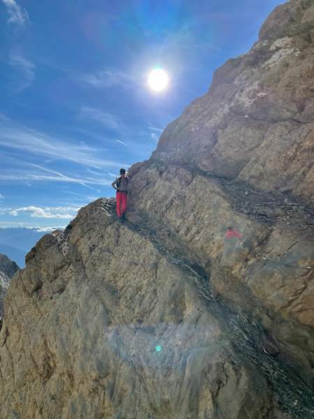 Der Weg zur Parseierspitze ist durchaus ausgesetzt.