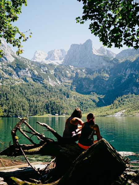 Hinterer Gosausee mit Blick auf das Dachsteinmassiv
