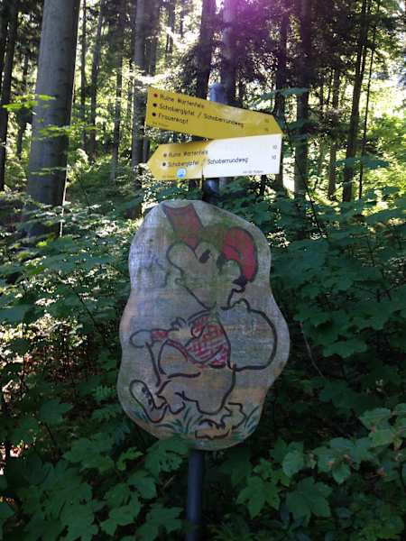 Einstieg Rundweg