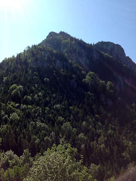 Blick auf den Gipfel