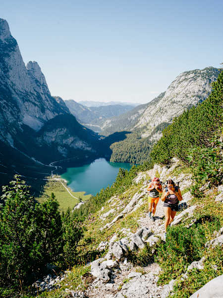 Zustieg zur Adamekhütte vom Gosausee