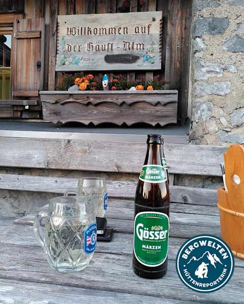 Der Gastgarten der Häuslalm