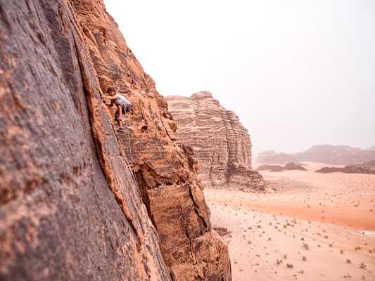 Jordanien Reise Klettern Wadi Rum