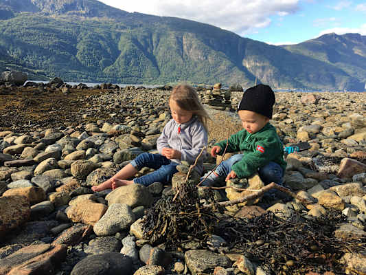 Campen mit Kindern in Norwegen