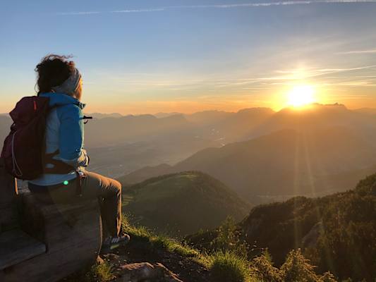 Alpbachtal Gratlspitze Sonnenaufgang