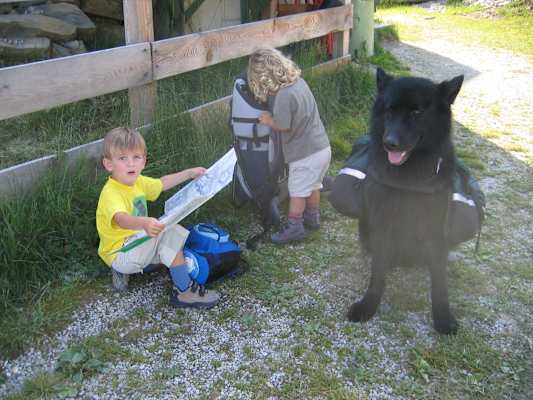 Tourenplanung und Wandern mit Kindern