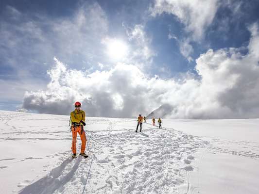 Grenzgletscher unterhalb des Liskamm