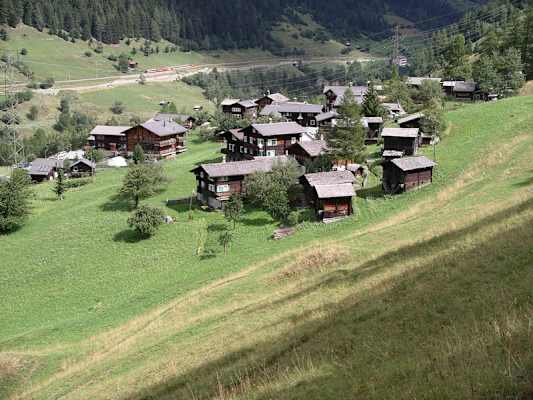 Steinhaus im Kanton Wallis