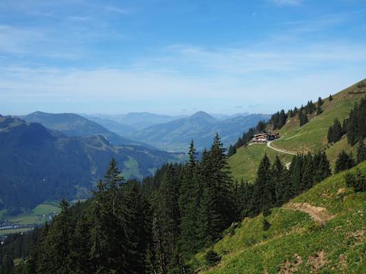 Blick zur Bichlalm