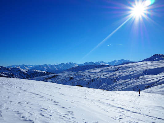 Blick ins Trattenbachtal bis zum Großvenediger
