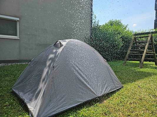 güstiges Campingzelt im Test