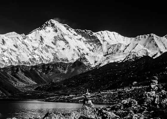 Himalaya in Schwarzweiß