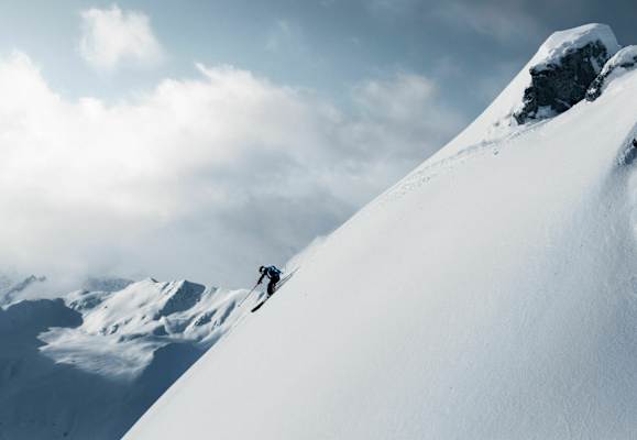 Abfahrt in Verbier