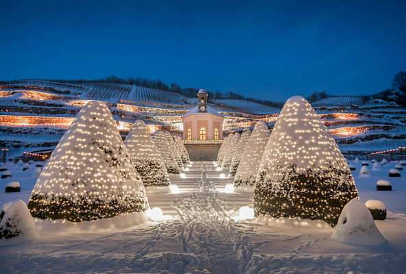 Schloss Wackerbarth im Winter