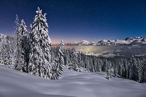 Winter in der Schweiz