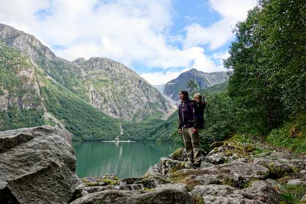 Campen mit Kindern in Norwegen