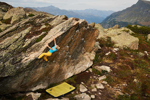 Bouldern Silvapark Paznaun Galtür Bergwelten